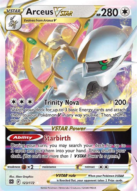 arceus pokémon card price.